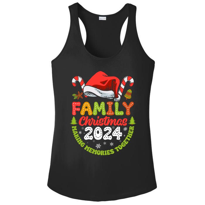 Family Christmas 2024 Matching Outfit Xmas Squad Santa Ladies PosiCharge Competitor Racerback Tank