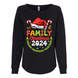 Family Christmas 2024 Matching Outfit Xmas Squad Santa Womens California Wash Sweatshirt