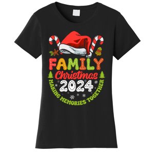 Family Christmas 2024 Matching Outfit Xmas Squad Santa Women's T-Shirt