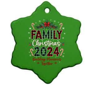 Family Christmas 2024 Group Matching Xmas Squad Ceramic Star Ornament