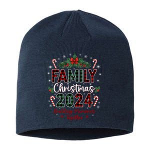 Family Christmas 2024 Group Matching Xmas Squad Sustainable Beanie