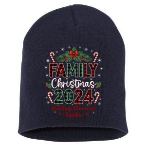 Family Christmas 2024 Group Matching Xmas Squad Short Acrylic Beanie