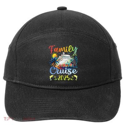 Family Cruise 2025 Family Matching Group Vacation Summer Cute Gift 7-Panel Snapback Hat