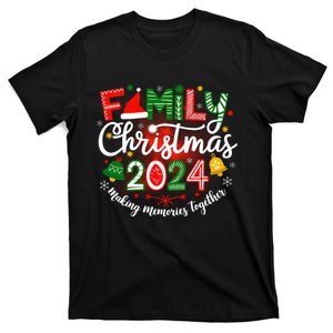 Family Christmas 2024 Matching Squad Santa Elf Funny Xmas T-Shirt