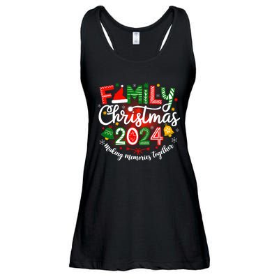 Family Christmas 2024 Matching Squad Santa Elf Funny Xmas Ladies Essential Flowy Tank