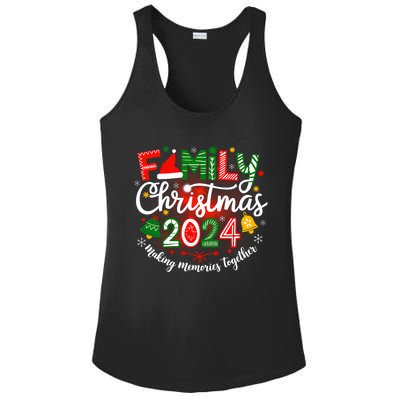 Family Christmas 2024 Matching Squad Santa Elf Funny Xmas Ladies PosiCharge Competitor Racerback Tank