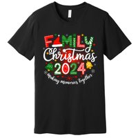 Family Christmas 2024 Matching Squad Santa Elf Funny Xmas Premium T-Shirt