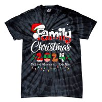 Family Christmas 2024 Matching Outfit Xmas Squad Santa Tie-Dye T-Shirt