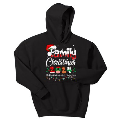 Family Christmas 2024 Matching Outfit Xmas Squad Santa Kids Hoodie