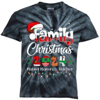 Family Christmas 2024 Matching Outfit Xmas Squad Santa Kids Tie-Dye T-Shirt