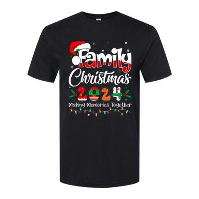 Family Christmas 2024 Matching Outfit Xmas Squad Santa Softstyle CVC T-Shirt