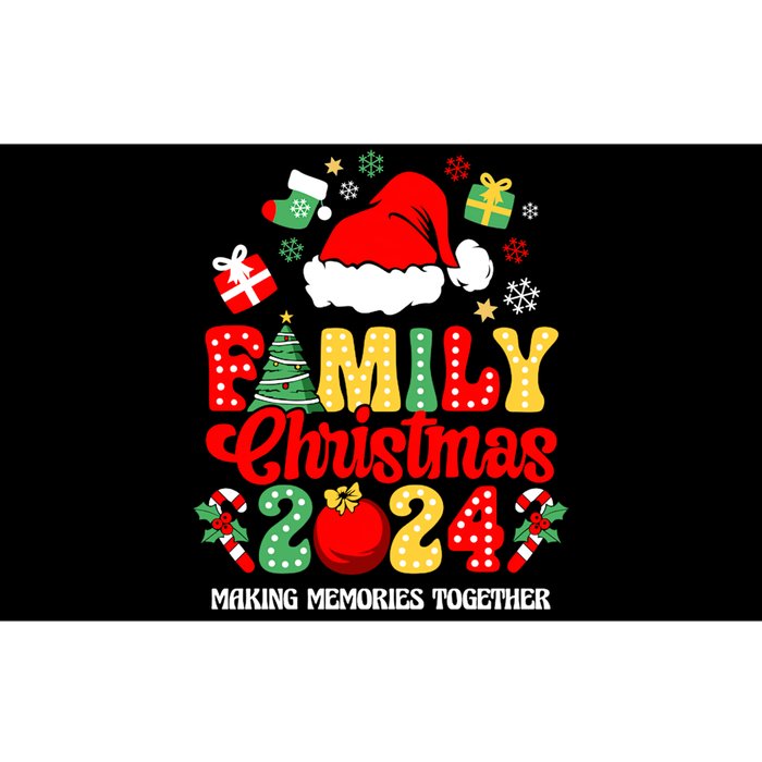 Family Christmas 2024 Matching Squad Santa Funny Xmas Bumper Sticker