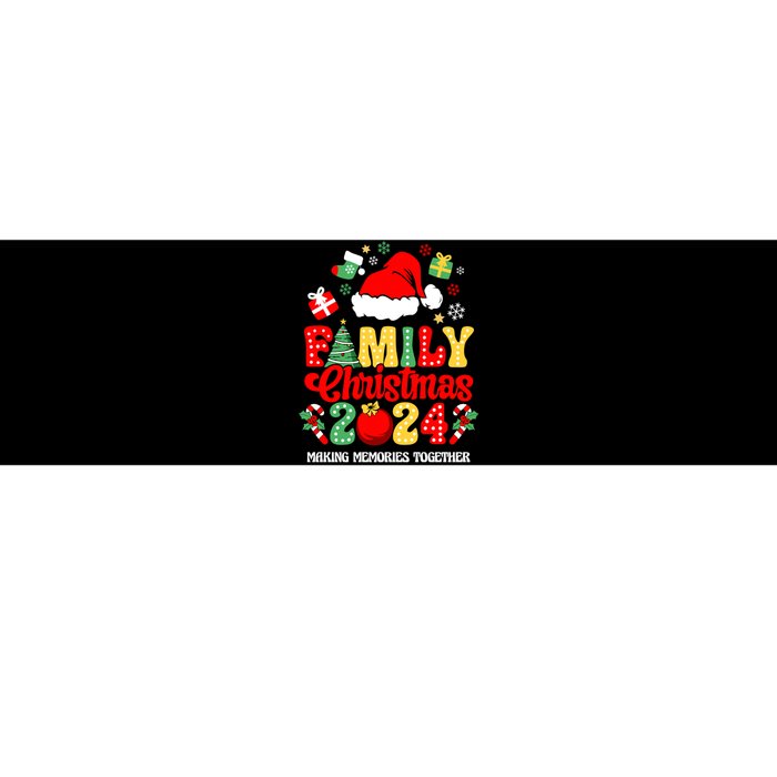 Family Christmas 2024 Matching Squad Santa Funny Xmas Bumper Sticker