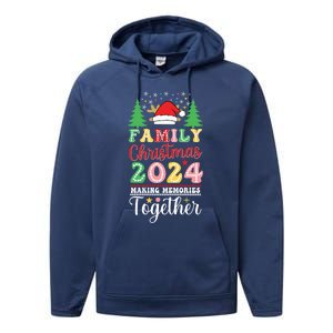 Family Christmas 2024 Making Memories Matching Christmas Performance Fleece Hoodie