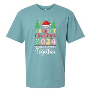 Family Christmas 2024 Making Memories Matching Christmas Sueded Cloud Jersey T-Shirt