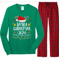 Family Christmas 2024 Group Matching Xmas Squad Long Sleeve Pajama Set