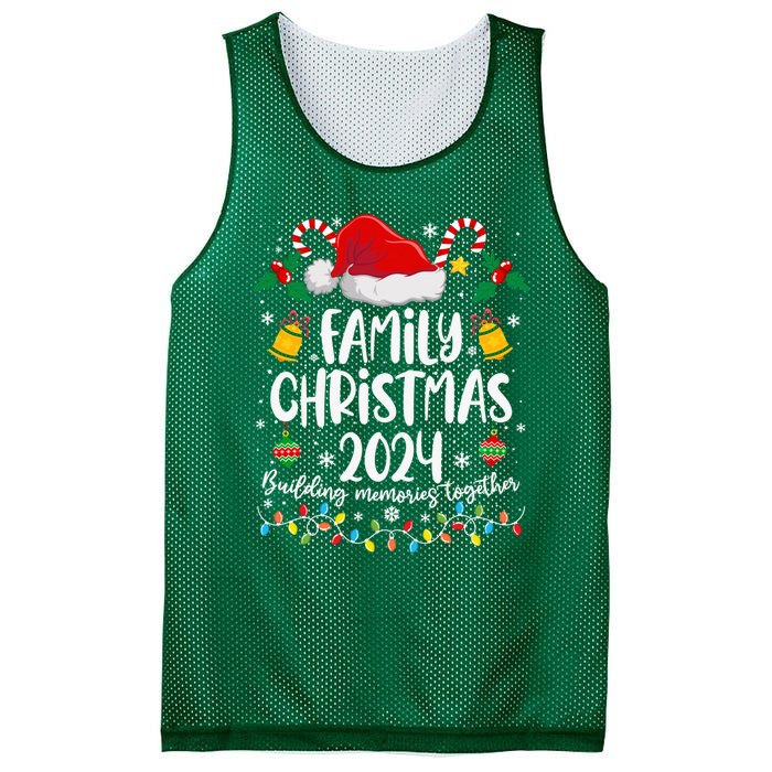 Family Christmas 2024 Group Matching Xmas Squad Mesh Reversible Basketball Jersey Tank