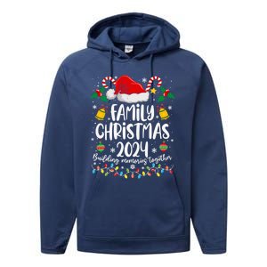 Family Christmas 2024 Group Matching Xmas Squad Performance Fleece Hoodie