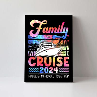 Family Cruise 2024 Cruising Ship Summer Vacation Travel Canvas