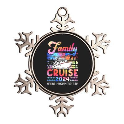 Family Cruise 2024 Cruising Ship Summer Vacation Travel Metallic Star Ornament