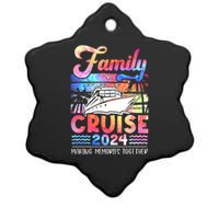 Family Cruise 2024 Cruising Ship Summer Vacation Travel Ceramic Star Ornament