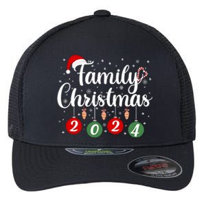 Family Christmas 2024 Matching Group Flexfit Unipanel Trucker Cap