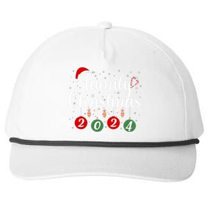 Family Christmas 2024 Matching Group Snapback Five-Panel Rope Hat