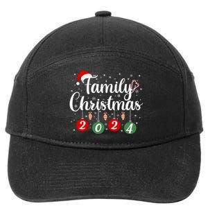 Family Christmas 2024 Matching Group 7-Panel Snapback Hat