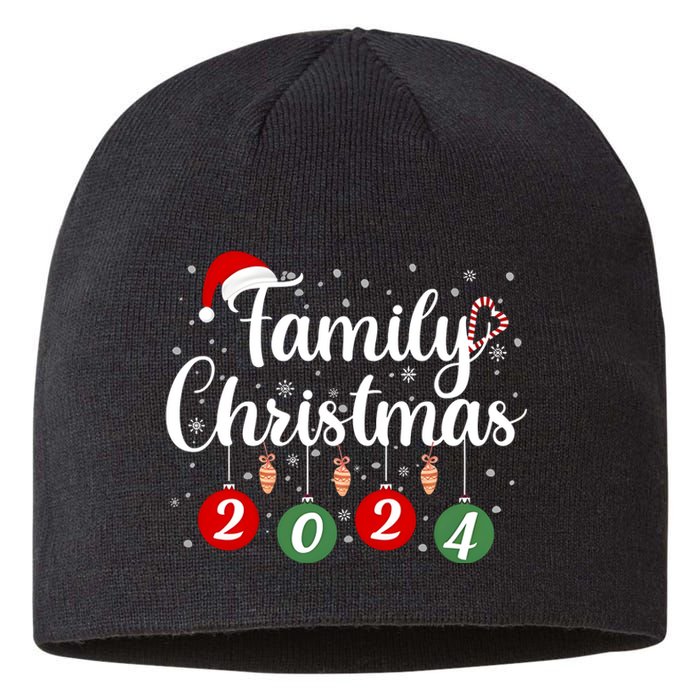 Family Christmas 2024 Matching Group Sustainable Beanie