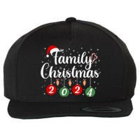 Family Christmas 2024 Matching Group Wool Snapback Cap