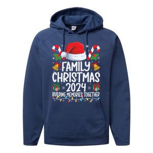 Family Christmas 2024 Group Matching Xmas Squad Performance Fleece Hoodie