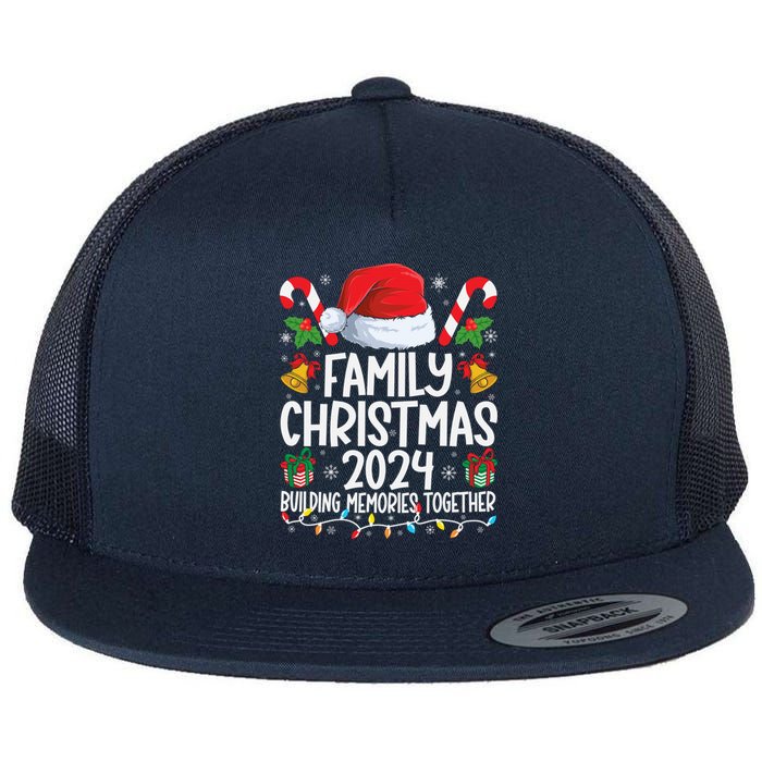 Family Christmas 2024 Group Matching Xmas Squad Flat Bill Trucker Hat