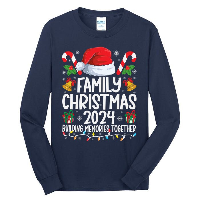 Family Christmas 2024 Group Matching Xmas Squad Tall Long Sleeve T-Shirt