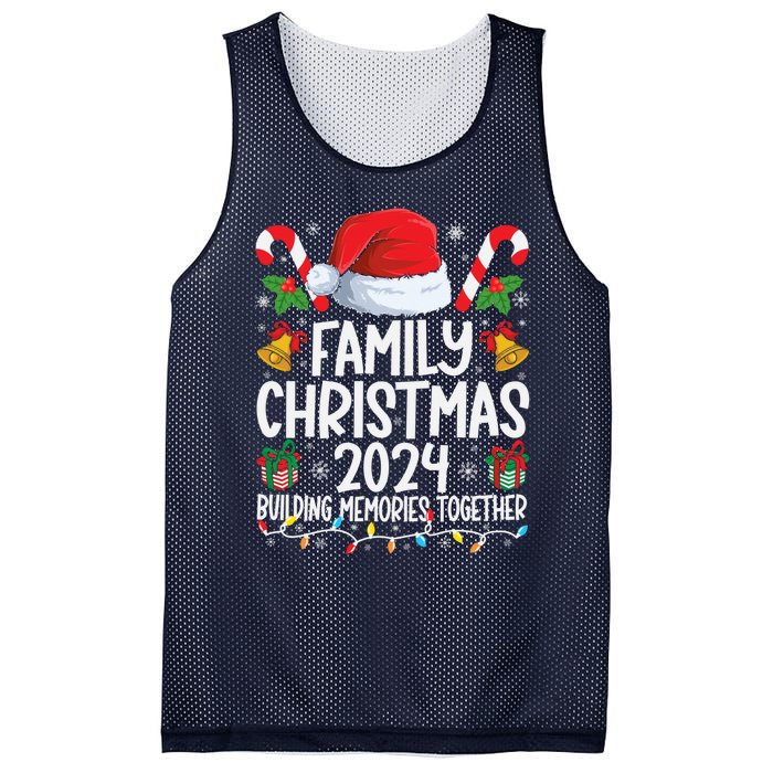 Family Christmas 2024 Group Matching Xmas Squad Mesh Reversible Basketball Jersey Tank