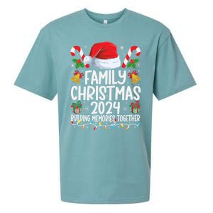 Family Christmas 2024 Group Matching Xmas Squad Sueded Cloud Jersey T-Shirt