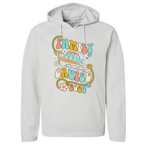 Family Cruise 2024 Cruise Trip Cruising Family Vacation Performance Fleece Hoodie