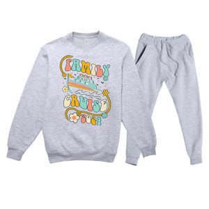 Family Cruise 2024 Cruise Trip Cruising Family Vacation Premium Crewneck Sweatsuit Set