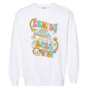 Family Cruise 2024 Cruise Trip Cruising Family Vacation Garment-Dyed Sweatshirt