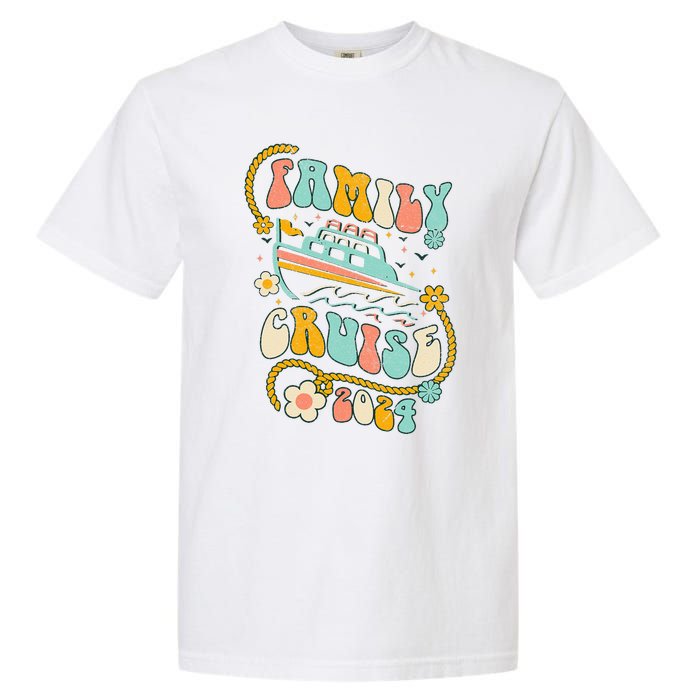 Family Cruise 2024 Cruise Trip Cruising Family Vacation Garment-Dyed Heavyweight T-Shirt