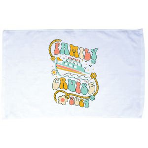 Family Cruise 2024 Cruise Trip Cruising Family Vacation Microfiber Hand Towel