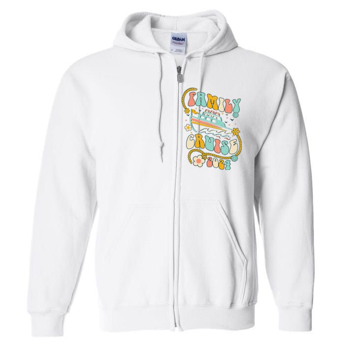 Family Cruise 2024 Cruise Trip Cruising Family Vacation Full Zip Hoodie