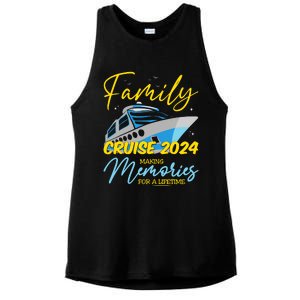 Family Cruise 2024 Sailing Cruising Vacation 2024 Ladies PosiCharge Tri-Blend Wicking Tank