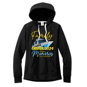 Family Cruise 2024 Sailing Cruising Vacation 2024 Women's Fleece Hoodie