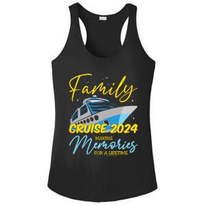 Family Cruise 2024 Sailing Cruising Vacation 2024 Ladies PosiCharge Competitor Racerback Tank