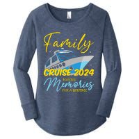 Family Cruise 2024 Sailing Cruising Vacation 2024 Women's Perfect Tri Tunic Long Sleeve Shirt