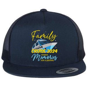 Family Cruise 2024 Sailing Cruising Vacation 2024 Flat Bill Trucker Hat