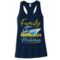 Family Cruise 2024 Sailing Cruising Vacation 2024 Women's Racerback Tank