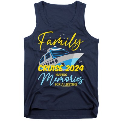 Family Cruise 2024 Sailing Cruising Vacation 2024 Tank Top