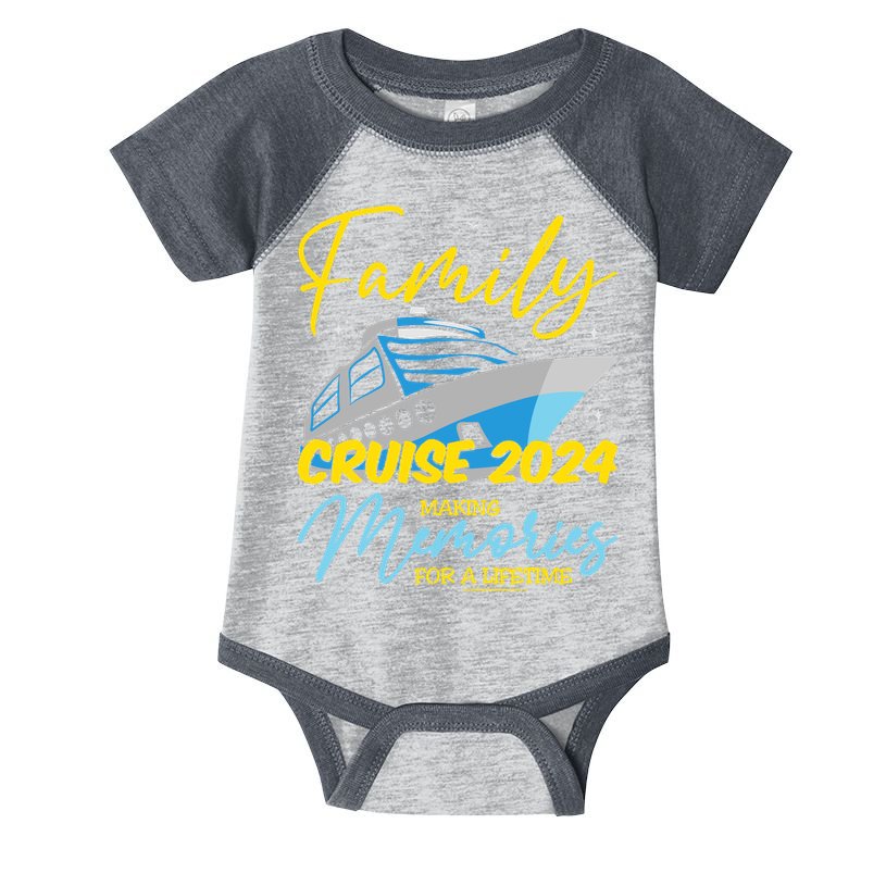 Family Cruise 2024 Sailing Cruising Vacation 2024 Infant Baby Jersey Bodysuit