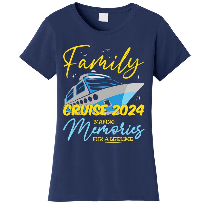 Family Cruise 2024 Sailing Cruising Vacation 2024 Women's T-Shirt